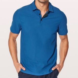 NWT ROYAL LULULEMON MEN’S TWILL CHILL POLO XL